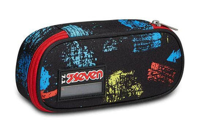 Seven Round Plus Pencil Case Scratchy Boy