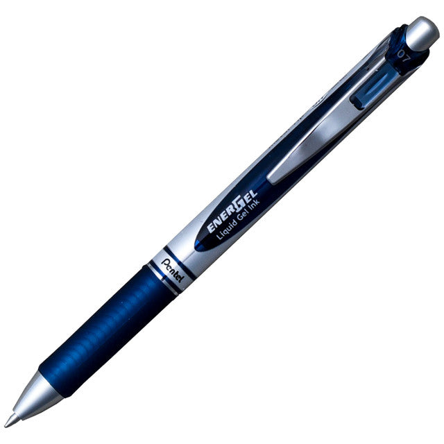 Pentel Energel 0.7Mm Navy Blue Gel Ink Rollerball Pen