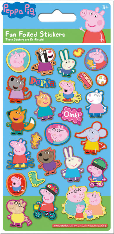 Peppa Pig Foil Stickers