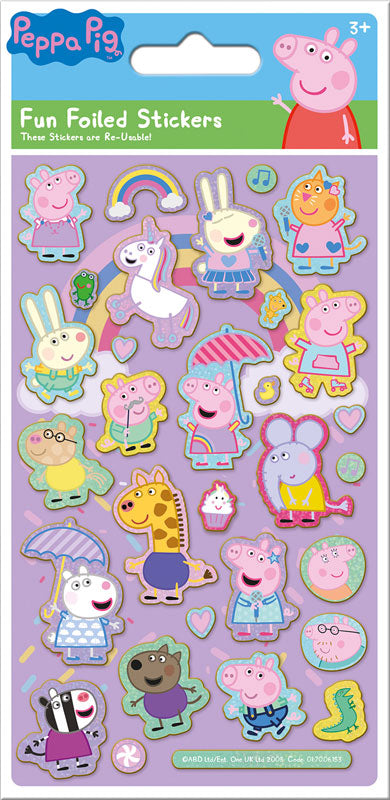 Peppa Pig Foil Stickers