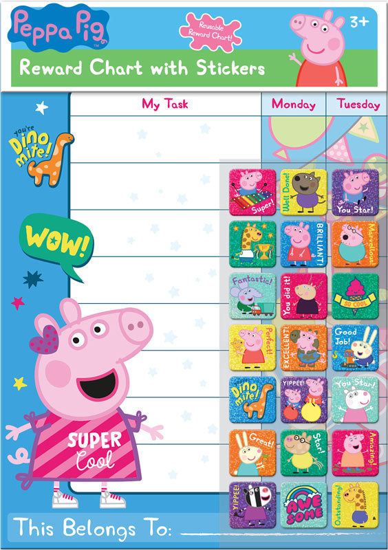 Peppa Pig Reward Chart And Stickers