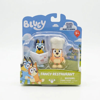 Bluey Fancy Restaurant Set with Bluey & Bingo