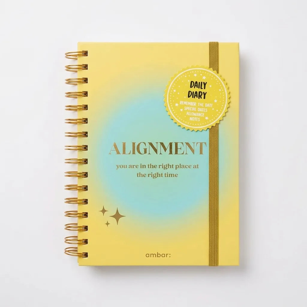Alignment 2027 Daily Diary - one day a page saturday and sunday half day
