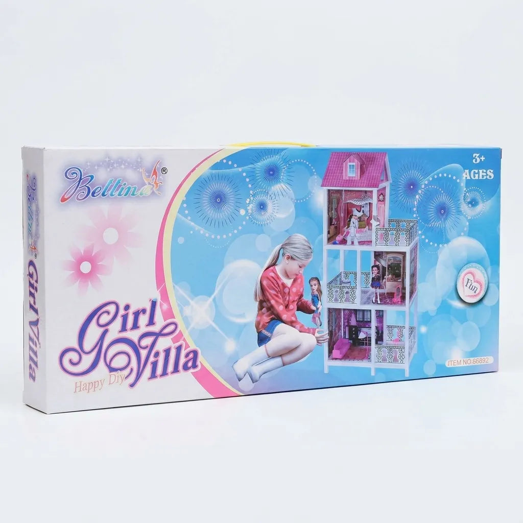 Beltina Girl Villa Happy DIY Dollhouse