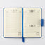 Daily Diary 2027 Blue Strap Closure 1 day a page saturday and sunday Half page