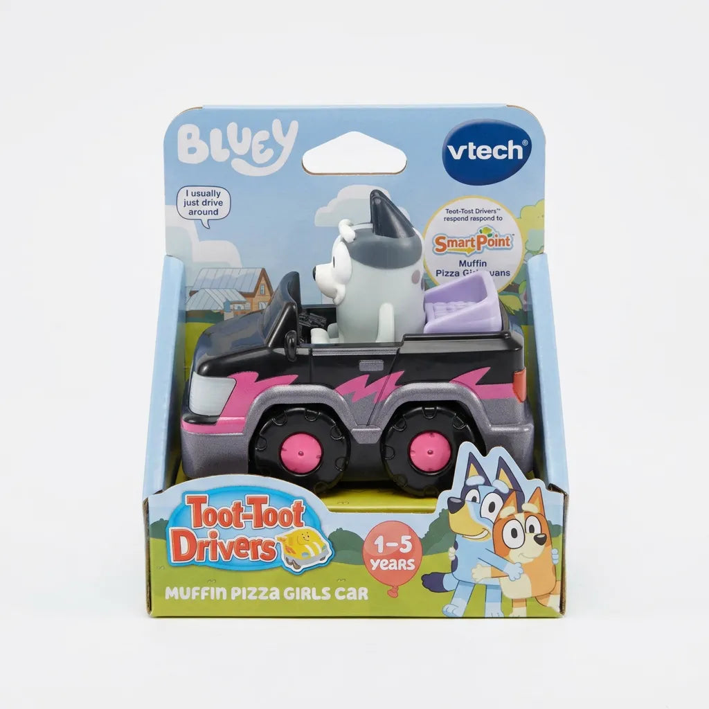 VTech Bluey Toot-Toot Drivers Muffin Pizza Girls Car