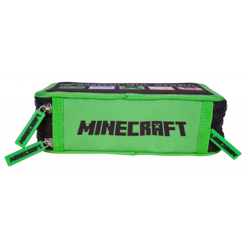 Minecraft 3 Zipp Empty Pencil Case