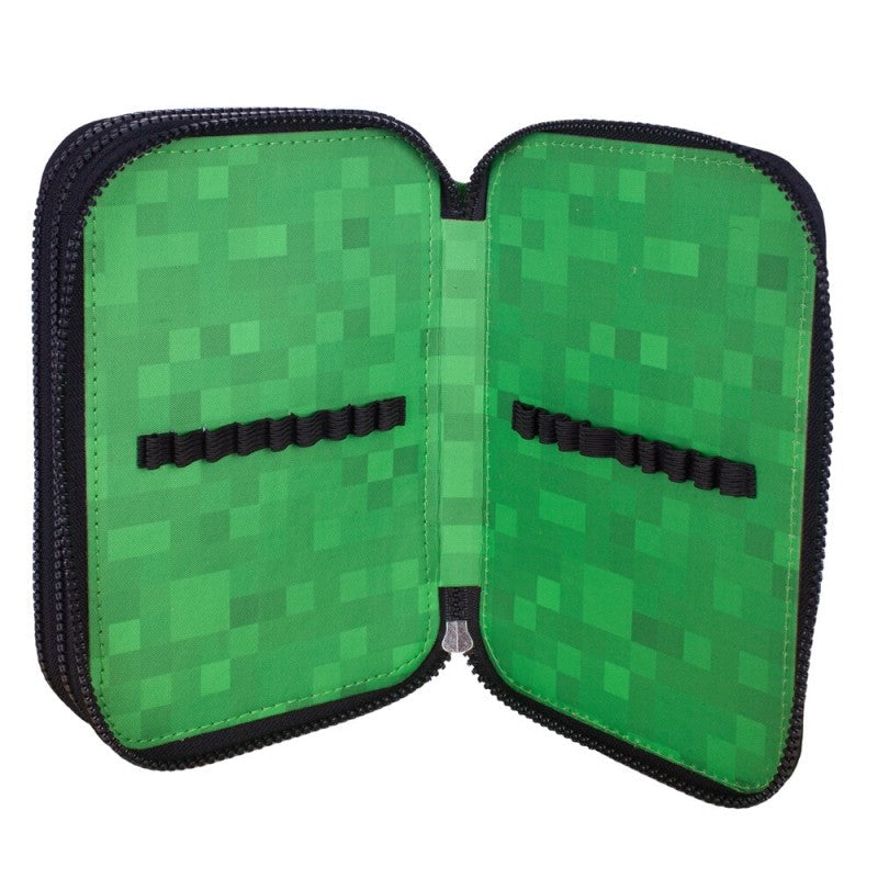 Minecraft 3 Zipp Empty Pencil Case