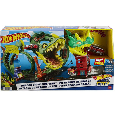 Hot Wheels City Dragon Drive Firefight Playset