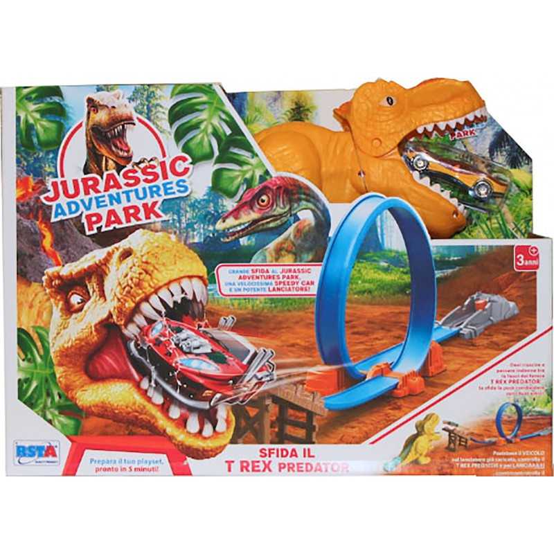 Jurassic Track With Dinosour Jump