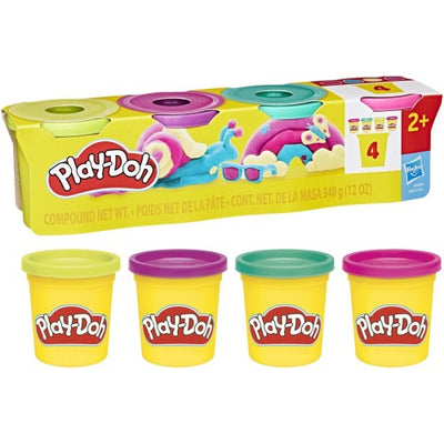 Hasbro Play-Doh Vibrant Pack x4 tubs