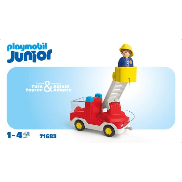 Playmobil Junior Fire Truck with Ladder - 71683