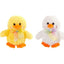 Plush White Chicken and Yellow Duckling 18cm