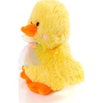Plush White Chicken and Yellow Duckling 18cm