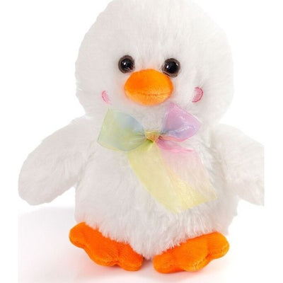 Plush White Chicken and Yellow Duckling 18cm