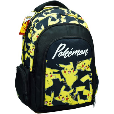 Pokemon Pikachu 48 CM School Backpack 2 zip fit A4
