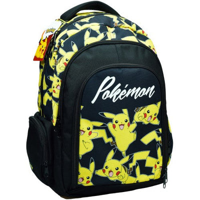 Pokemon Pikachu 48 CM School Backpack 2 zip fit A4