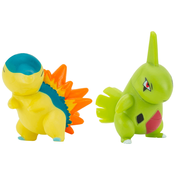 Pokemon Battle Figure - Larvitar & Cyndaquil