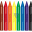 Kids Jumbo Wax Crayons x 8 Colours