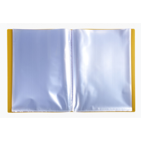 Display Book 10 Pockets 20 Views Yellow