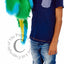 Large Bird Military Macaw Hand Puppet