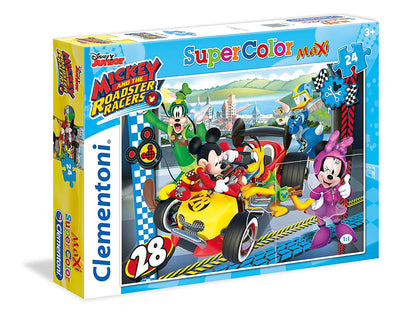 Mickey And The Roadstar Racers Supercolor Maxi Puzzle 24Pcs