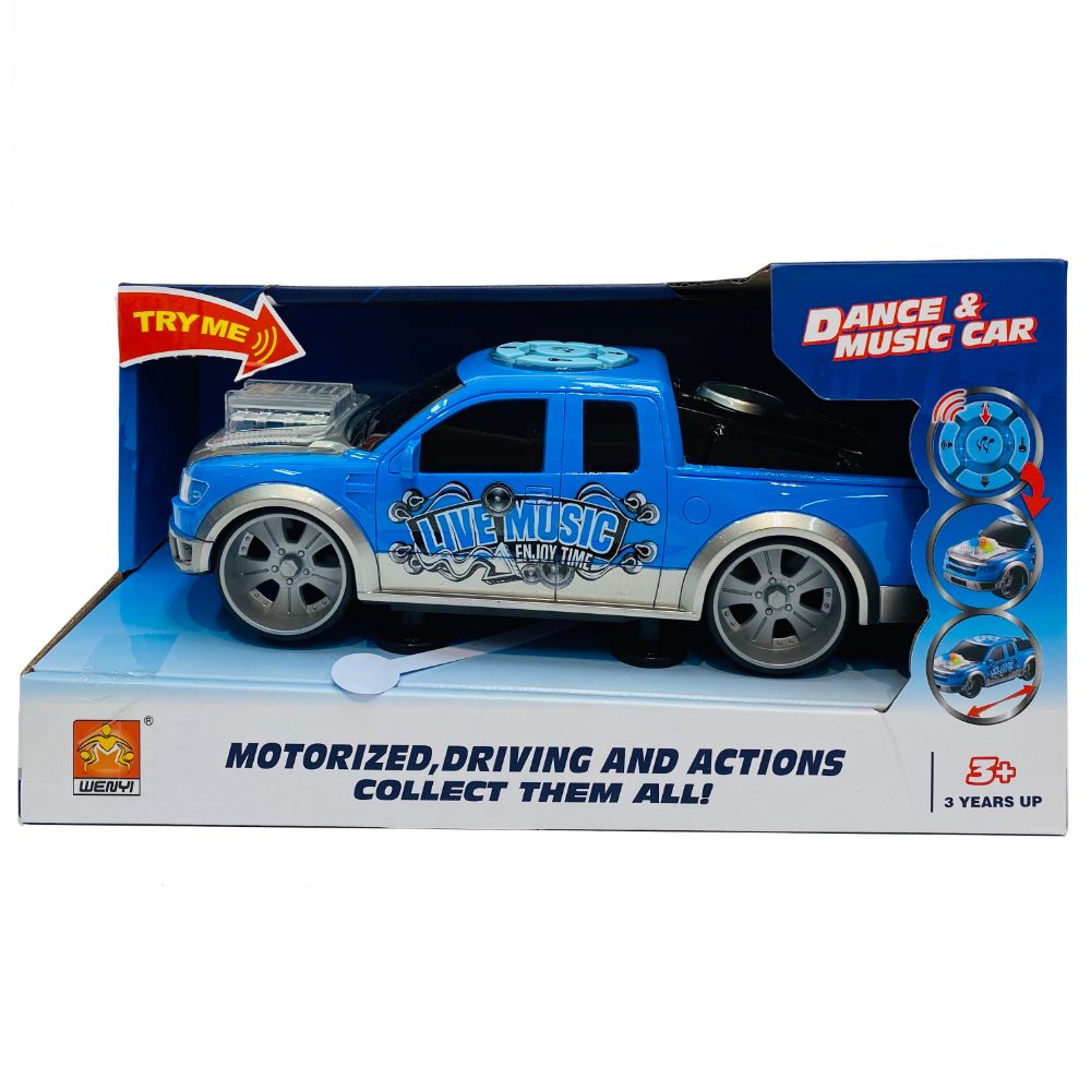 Racer In Blue - Dance And Music Car