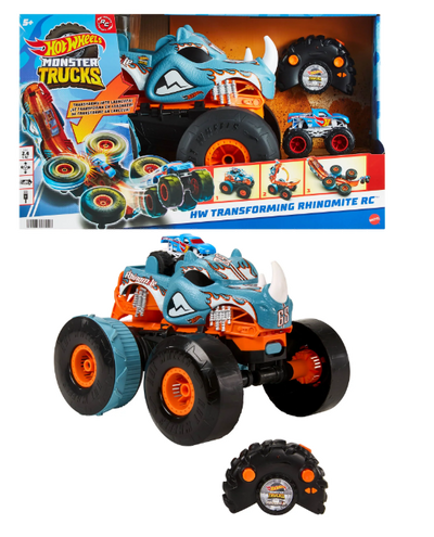 Hot Wheels Monster Trucks Transforming Rhinomite 1:12 - Radio Control