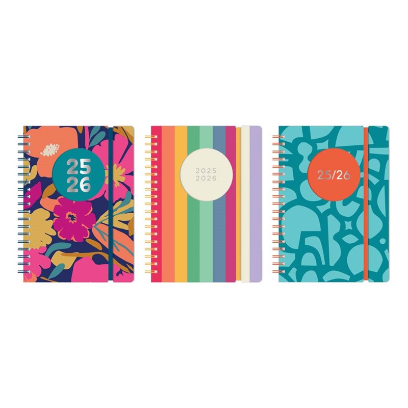 School Diary spiral 1 Day A Page - August 2025 To July 2026