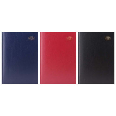 Diary A4 1 Week on 2 pages Appointment Hardback - x1 diary