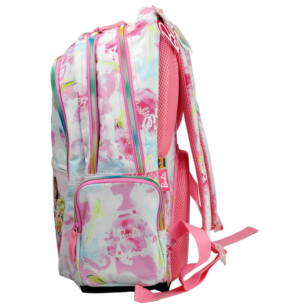 Gim Barbie Paints Backpack 46x35x20cm - 2 Compartments fit A4
