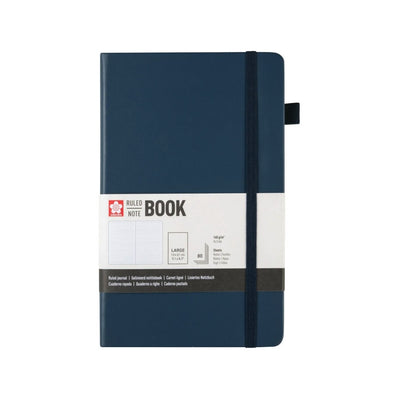 Hard back notebook 13cmx20cm Ruled - tick paper 80pgs