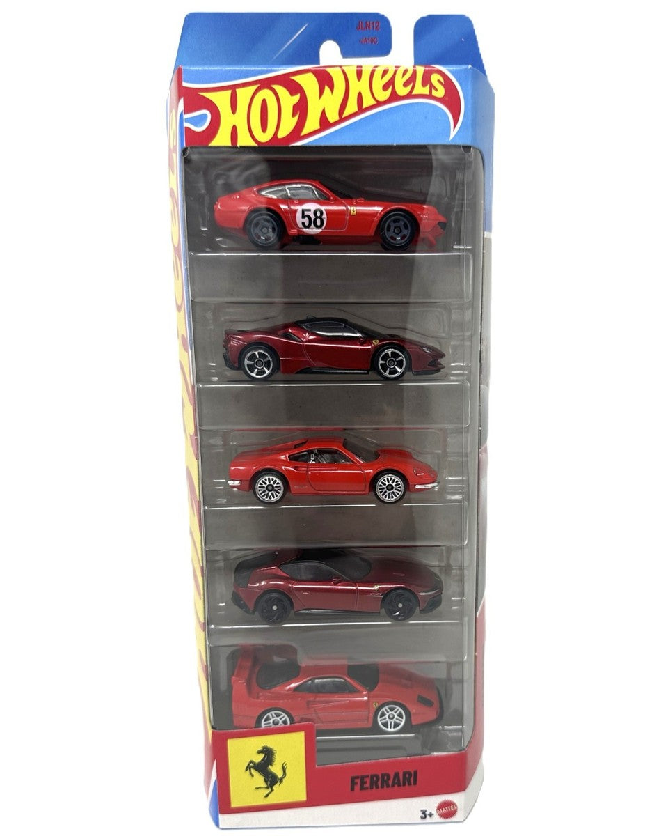Hot Wheels Ferrari 5-Pack Die-Cast Cars