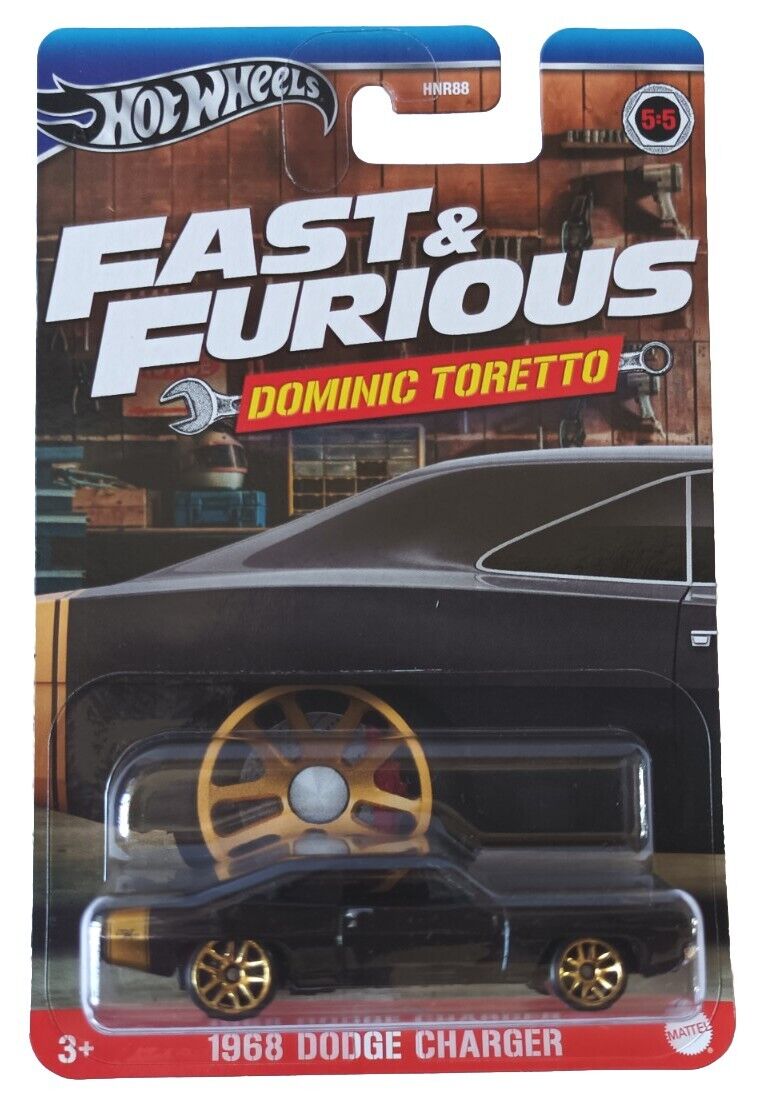 Hot Wheels Fast And Furious Dominic Toretto Auto 1968 Dodge Charger