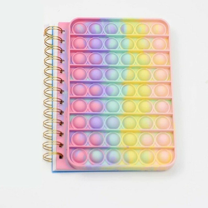 Pop it Fidget A5 Size Spiral Notebook