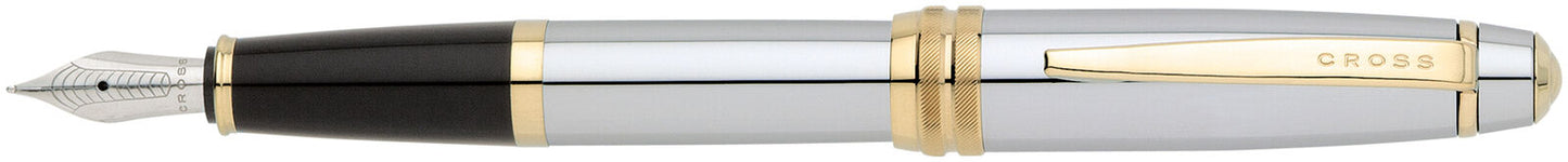Cross Fountain Pen Chrome With Gold