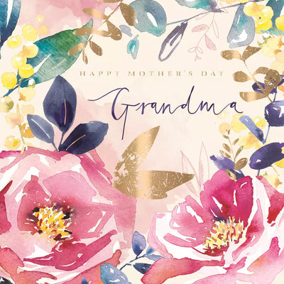 Grandma Floral Happy Mother's Day card
