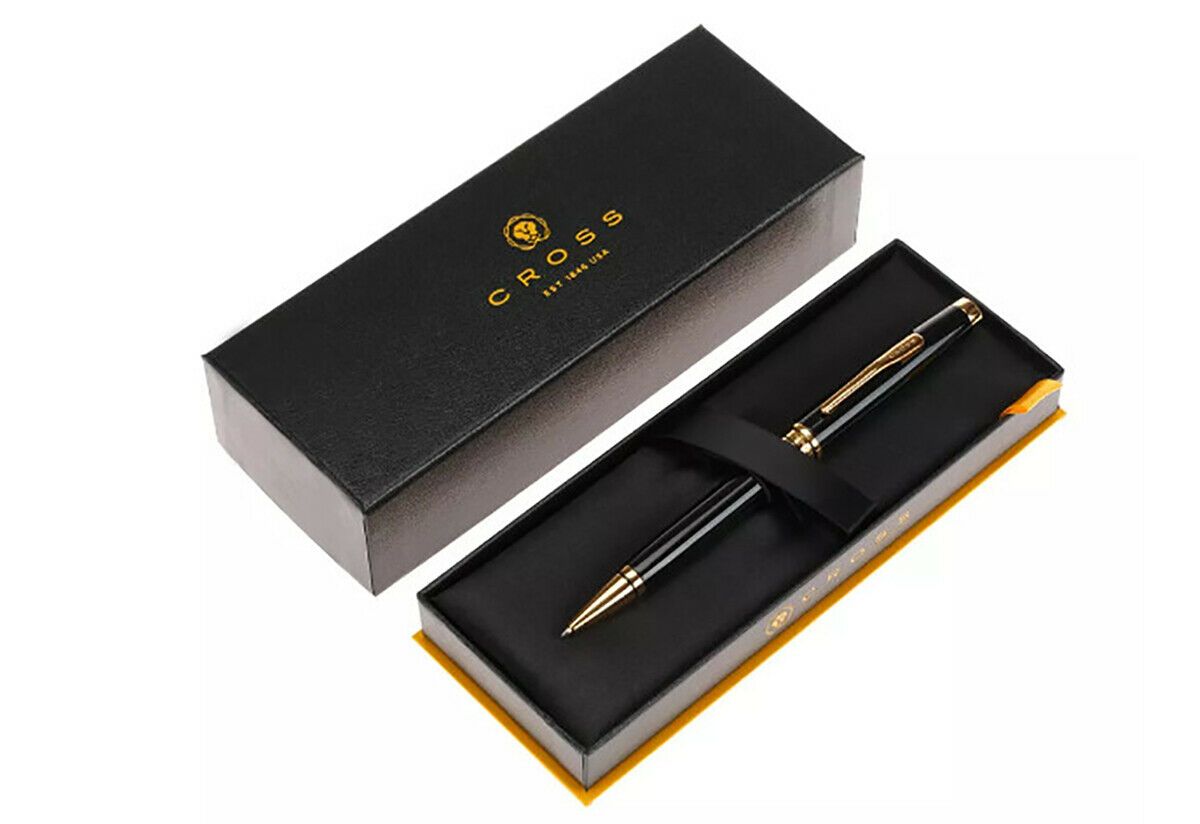 Cross Black Laquer/Gold Tone Ball Pen