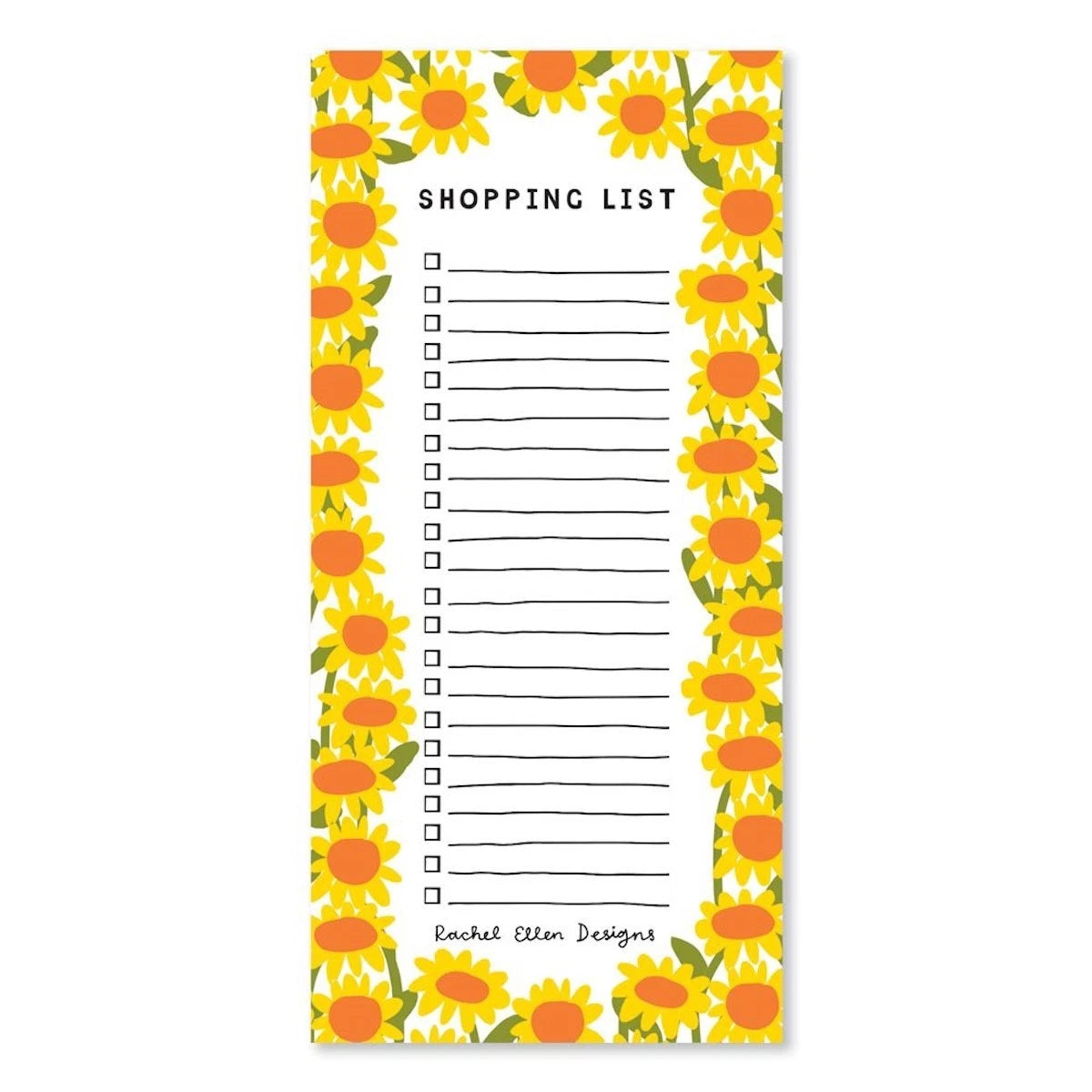 Floral Design Shopping List Pad