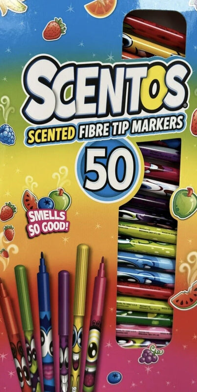 Scented Fibre Tip Pens X50 Pcs