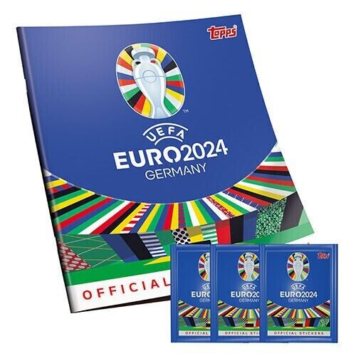 Topps Euro 2024 Stickers Starter Pack - Album +24 Stickers