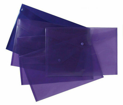 Purple Button Folder A4