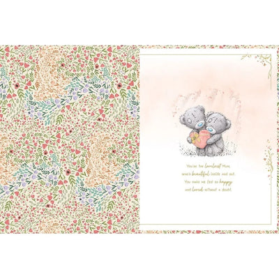Bears Drinking Tea Mum Luxury Handmade Mother's Day Card With Keepsake Box