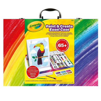 Crayola Paint & Create Easel Art Case X65Pcs Plus