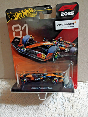 Hot Wheels Premium Formula 1 McLaren F1 Team Driver 1 Die-Cast Car