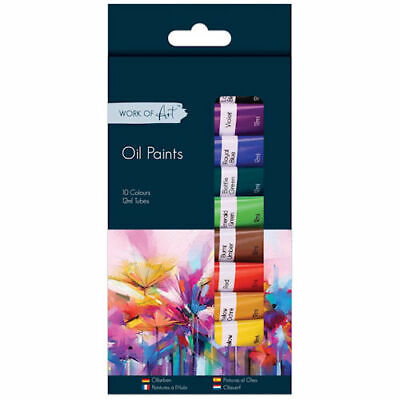 Oil Paint X 10 Clours 12Ml