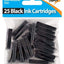 Bag x25 Black Ink Cartridges