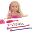 Dolls World Ashley Blonde Styling Head 21cm with Accessories