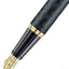 Sheaffer Fountain Pen  Engraved Matt Black Barrel and Chrome Trims
