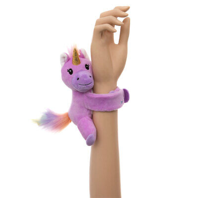 Unicorn Plush Wristipals Snap Band Bracelet